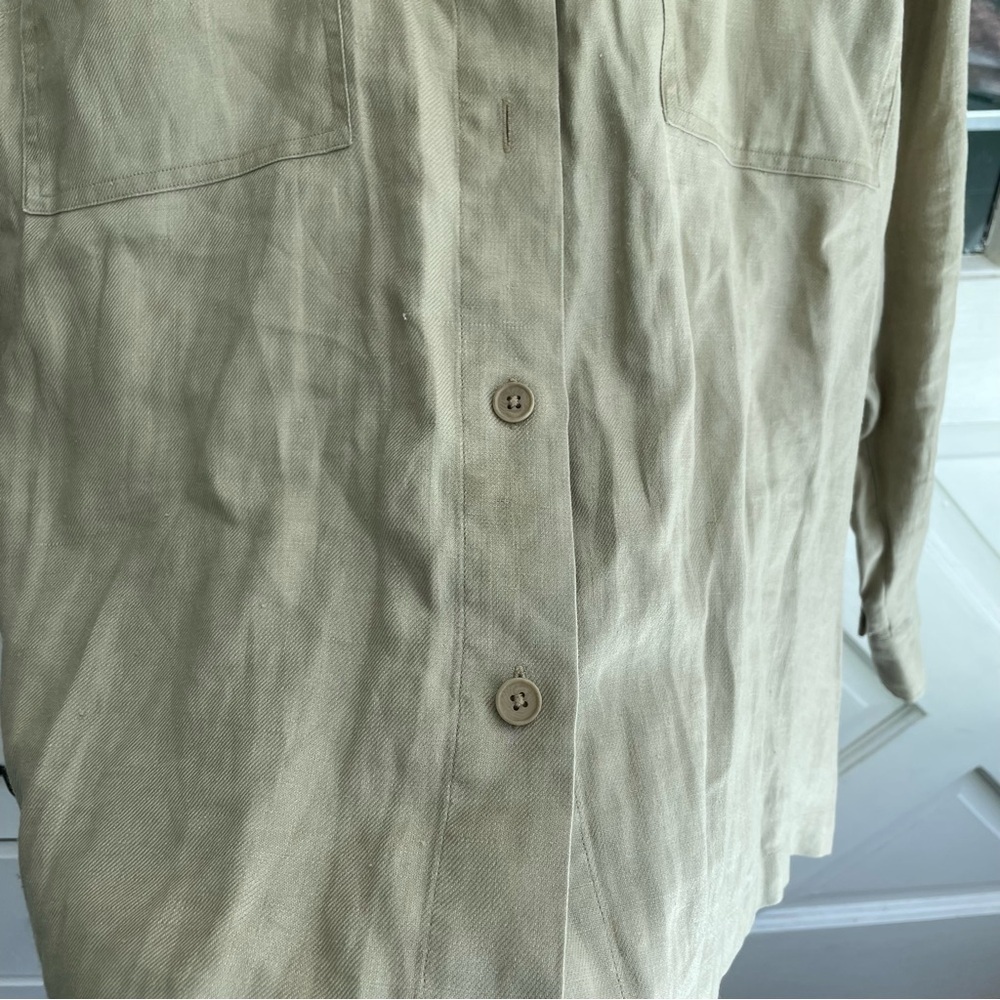Lauren Ralph Lauren Women's Linen Shirt - Picture 3 of 12